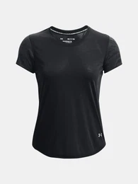 Triko UA Streaker Jacquard Tee-BLK - Dmsk