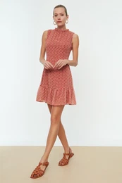 enska obleka Floral Patterned