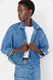 Trendyol modra jeans majica