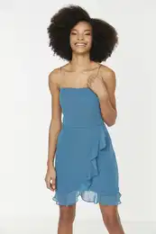 enska obleka Squared neckline