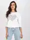 Beige blouse printed with Bindy app