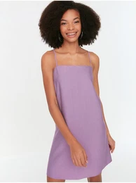 Light Purple Women's Strappy Short Dress - Women's
