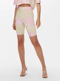 Pink-cream Short Leggings -Vera - Women