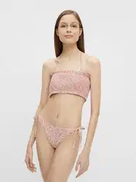 Pink Floral Bikini Bottoms Gaya - Women's