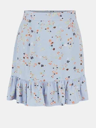 Light Blue Floral Skirt Lala - Women
