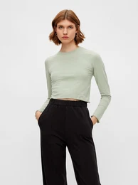 Light Green Crop Top Maddi - Women