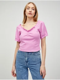 Pink Crop Top Tegan - Women