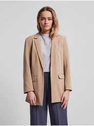 Beige Blazer Bossy - Women