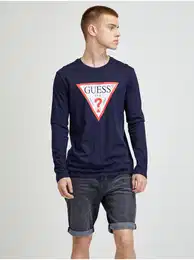Dark blue men's T-shirt - Men