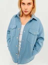Blue Jacket with Pockets - Women