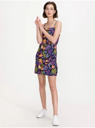 Purple women's dress Tropicali - Women's