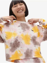 Yellow-pink women's tie-dye sweatshirt Grunge - Women's