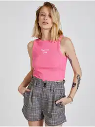 Pink women's cropped top - Women's
