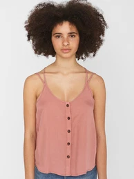 Old Rose Top with Buttons Maisie - Women's