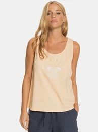 Light Orange Tank Top with Print - Women