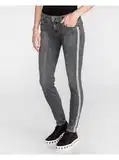 Pruhované Skinny Džíny image