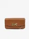 Hnědá dámská kožená kabelka Michael Kors Izzy