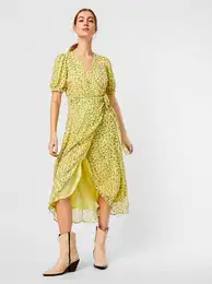 Zelen kvtovan zavinovac maxiaty Ofelia - Dmsk