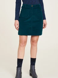 Corduroy Petrol Skirt