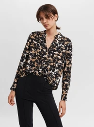 Hndo-ern vzorovan koile VERO MODA Rio - Dmsk