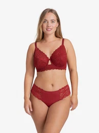 Red lace bra Mica
