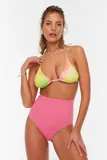 Mokrega videza Bustier bikiniji za dame image