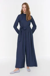 tkan indigov overal s pskem a lmcem Gipple