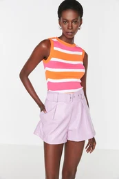 Fuchsia Knitted Blouse