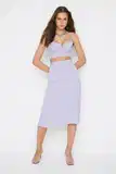 Gingham Midi Sukně image