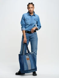 Woman's Shirt Shirt 141814 Denim-239