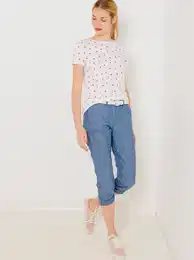 Blue 3/4 trousers - Ladies