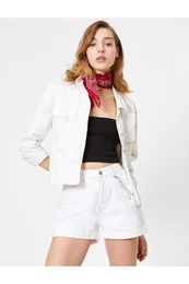 Women's White Shorts & Bermuda
