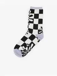 erno-bl dmsk vzorovan ponoky BLACK Divine Energy - Dmsk