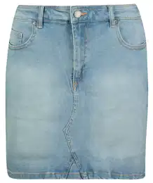 Light Blue Women's Denim Skirt - Women
