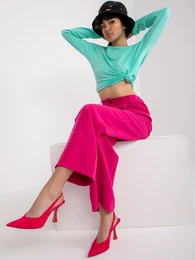 Bavlnn tyrkysov koile s dlouhm rukvem