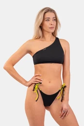 Dmsk plavky One Shoulder Bandeau Bikini Top 448 Black S