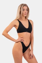 Dmsk plavky Triangle Bralette Bikini Top with padding 457 Black S