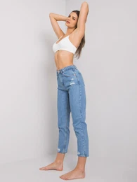 Caro blue distressed dmsk dny