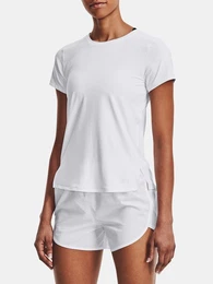 Triko UA IsoChill Run Laser Tee-WHT - Dmsk