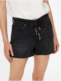 Black denim shorts Kelly - Women's