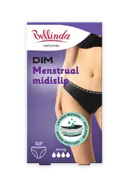 MENSTRUAL SLIP STRONG - Night and day mentor panties - black