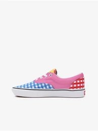 Pink and blue womens patterned sneakers UA Comfy Cush Era - Women