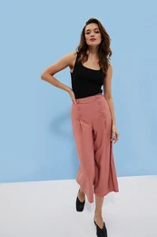 Trousers made of smooth viscose