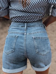 Women's denim shorts RISA blue