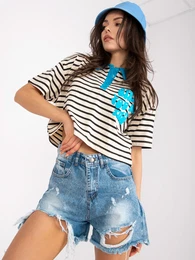 Blouse-FA-BZ-7785.91P-black-beige