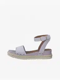 Light Purple Leather Sandals for Women - Ladies