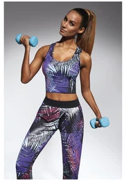 JAMAICA-TOP 30 sporty crop top with a fashionable print