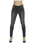 Nizek pas Jeggings za dame image