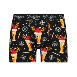 Men's boxers Smoke beer black Christmas
