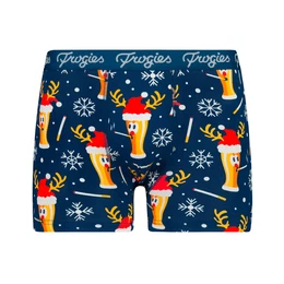 Men's boxers Smoke beer navy Christmas